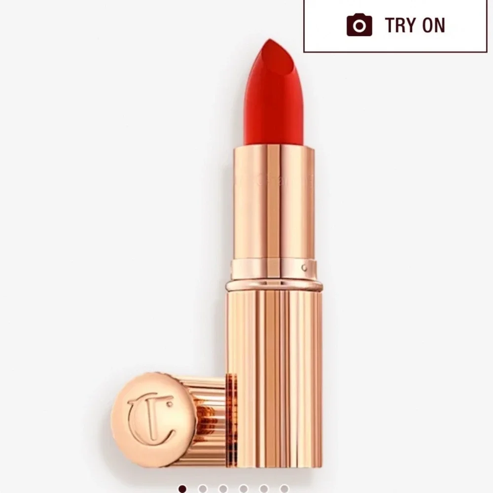 Charlotte Tilbury KISSING Lipstick Love Bite Warm Red Satin Finish 3.5g